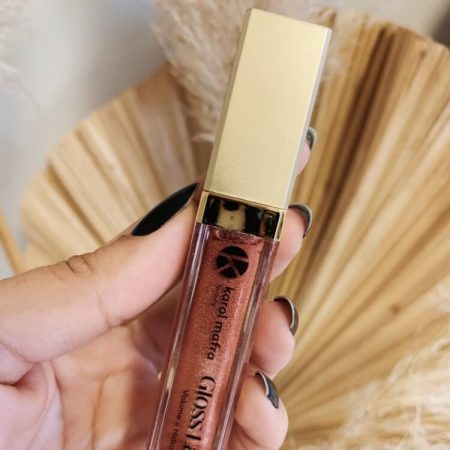 Gloss labial que promove volume e hidratação profunda D Pantenol, Vitamina E, Ácido Hialurônico, Sabor Morango Loja